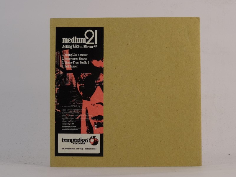 MEDIUM 21 ACTING LIKE A MIRROR (E61) 4 Track Promo CD Single including Card Slee