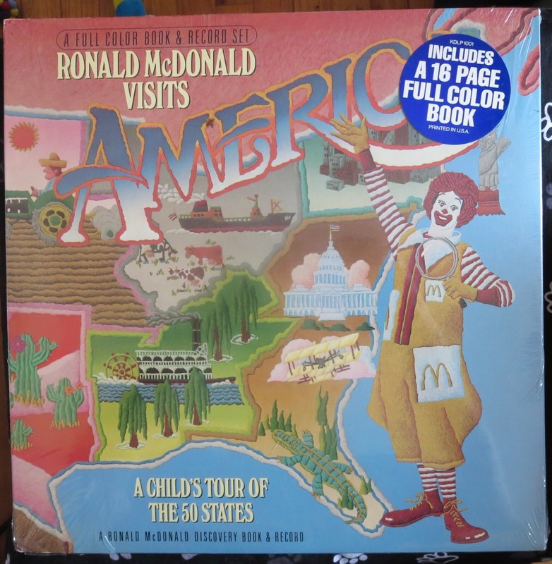 RONALD McDONALD, Visits America… [w/hype sticker] USA New Sealed Old Stock LP