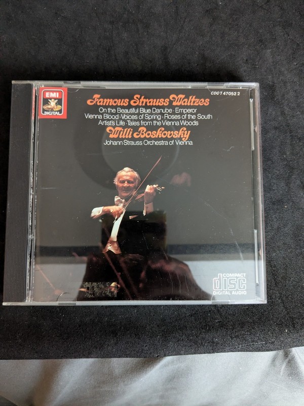 Famous Strauss Waltzes Willi Boskovsky EMI Digital CD