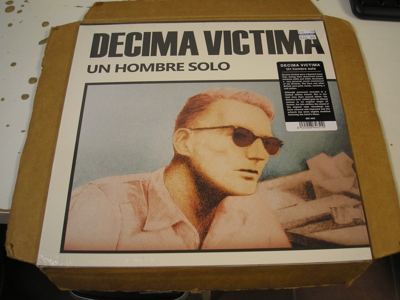 Decima Victima – Un Hombre Solo LP new sealed Munster reissue post punk coldwave