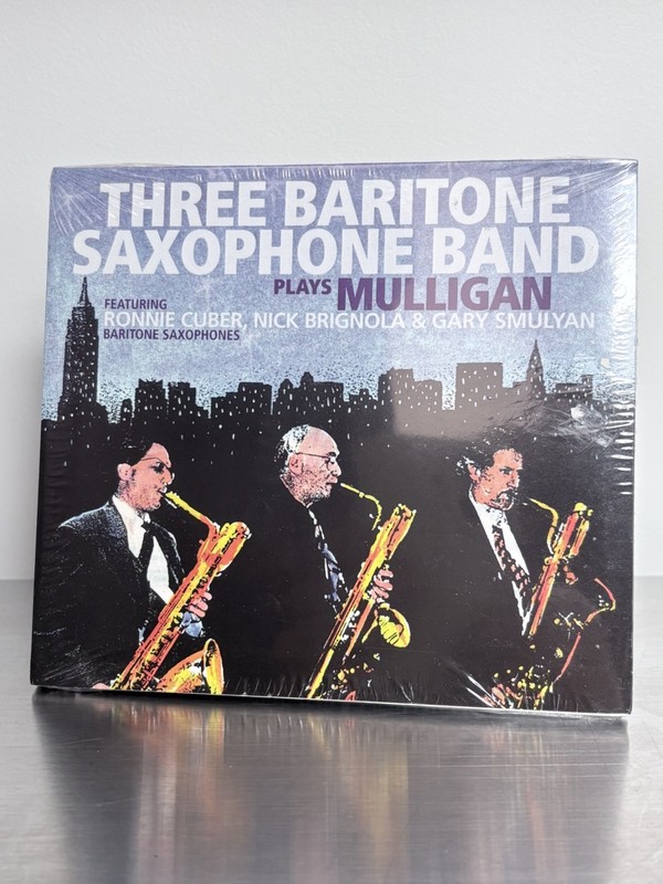 SEALED MINT 1997 Dreyfus Jazz CD: «Three Baritone Saxophone Band Plays Mulligan»
