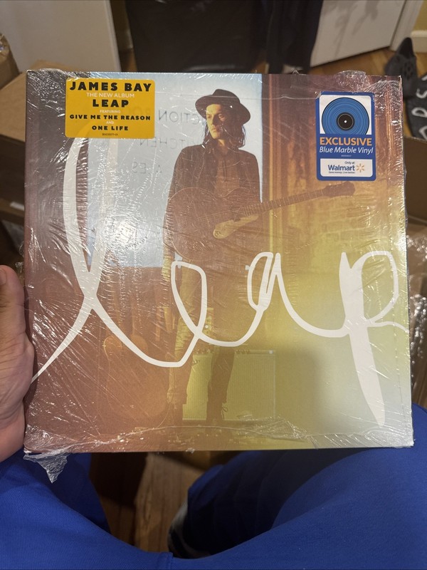 James Bay Leap Exclusive Blue Marble Vinyl Wal-mart New