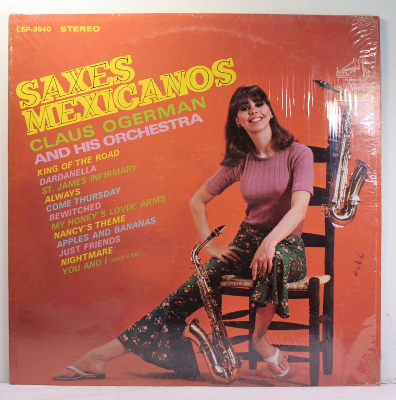 Claus Ogerman Saxes Mexicanos LP 1966 [RCA Victor LSP 3640] Open Shrink