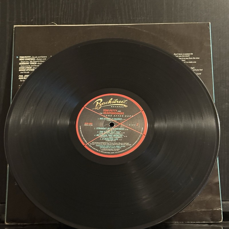 TOM PETTY Long After Dark 1982 Backstreet 1st US Press BSR 5360 Rock LP NO COVER gallery