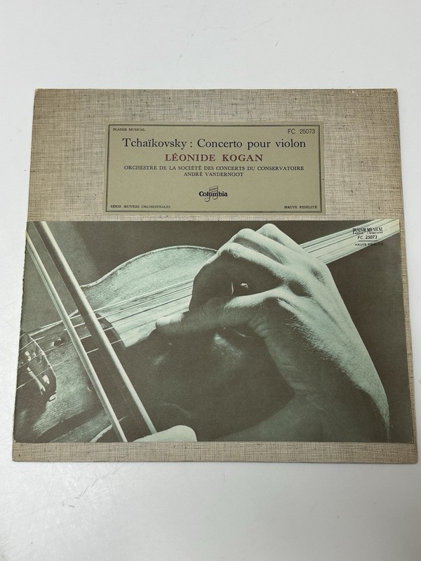 Leonid Kogan plays Tchaikovsky Violin Concert – Rare French Columbia 10” Mono L