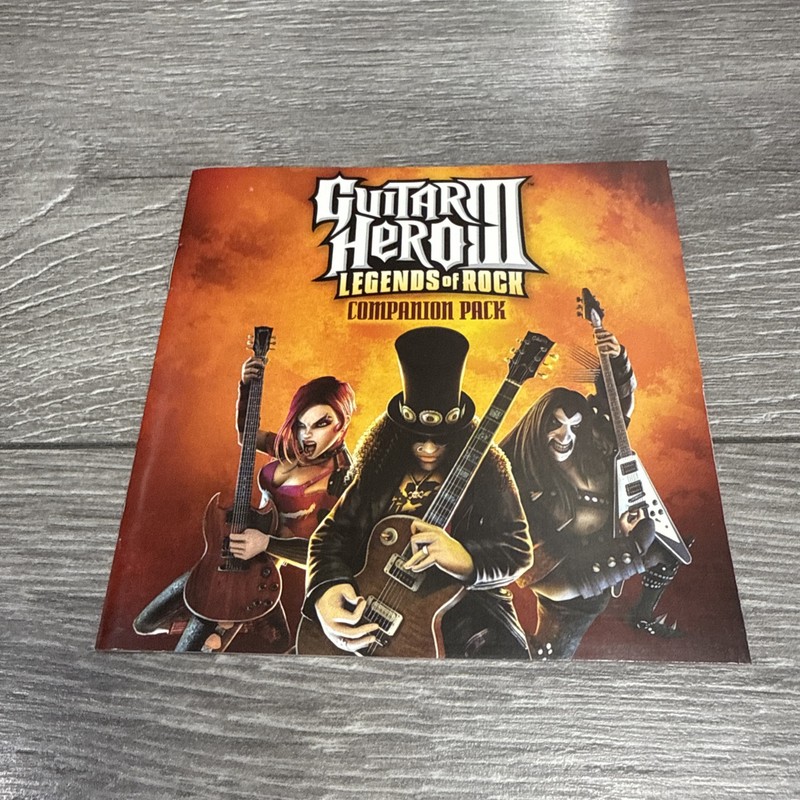 NO DISC! Guitar Hero III Legends Of Rock Companion Pack Original Soundtrack CD gallery