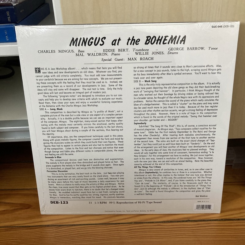 Charles Mingus Mingus at the Bohemia-Original Jazz Classics-Vinyl-New-Max Roach gallery