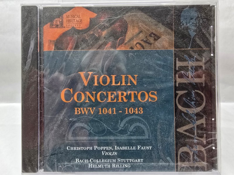 Bach, J.S.: Violin Concertos, Bwv 1041-1043, *NEW/SEALED*