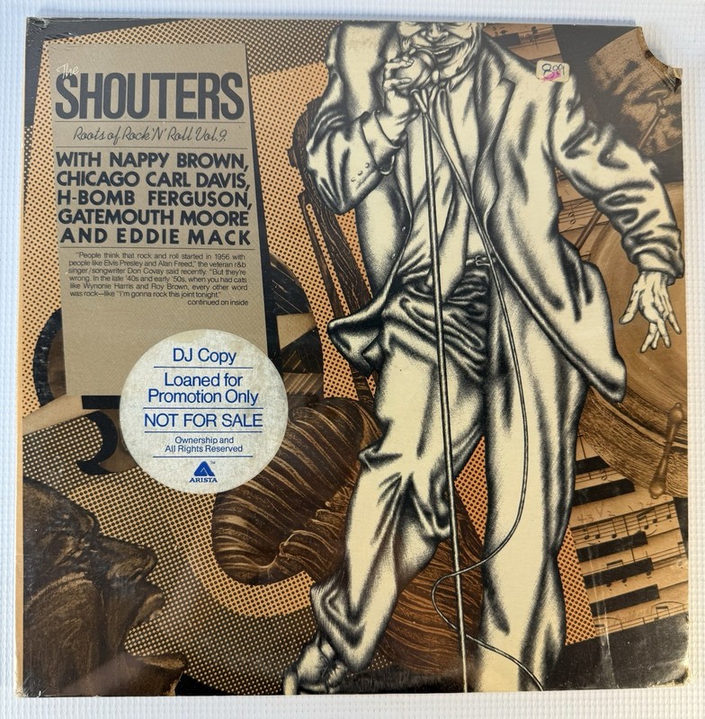 The SHOUTERS Vol.9 «Roots of Rock N Roll» Savoy 2-LP.Lp vinyl 1980(M/NM) Sealed