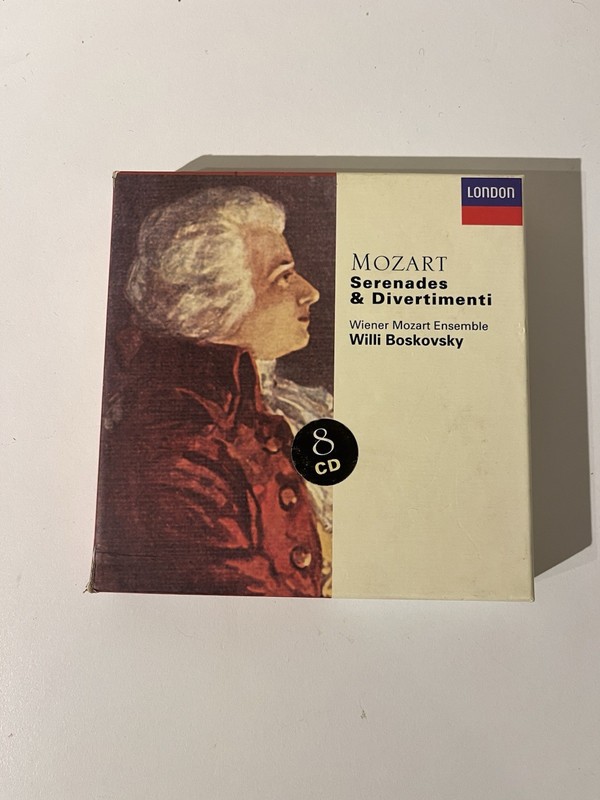 mozart serenades and divertimenti Willi Boskovsky. Wiener Mozart ensemble 8 CD
