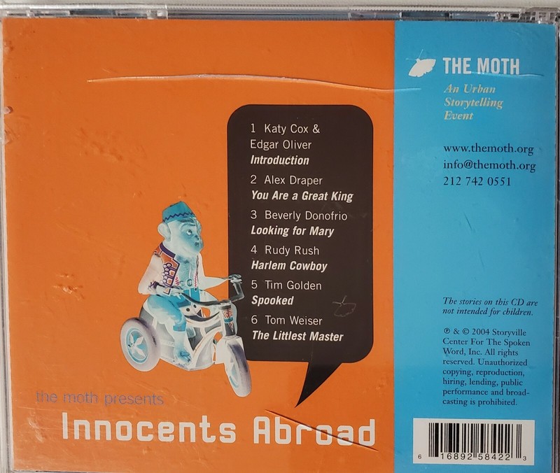 New The Moth Presents Innocents Abroad CD 2004 Storyville Spoken Word Urban rare gallery