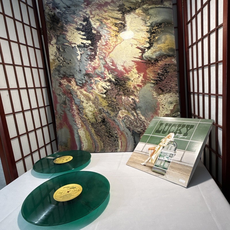 Megan Moroney Lucky Limited Edition Malachite Green Cloud Color Vinyl Record R2