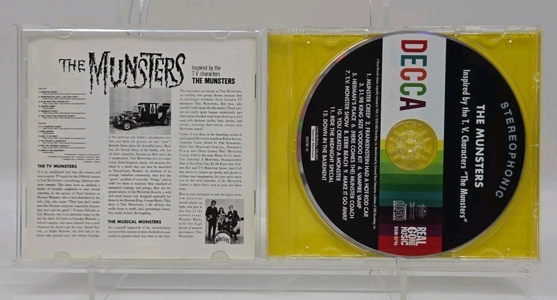 THE MUNSTERS Music Influenced By The TV Series CD New Real Gone Official Reissue gallery