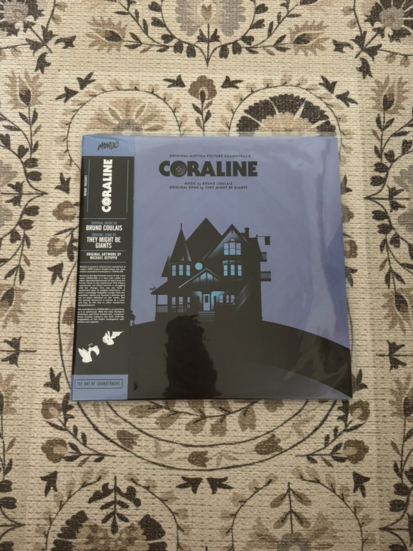 Coraline Vinyl Soundtrack Blue And Purple Swirl Mondo original LP